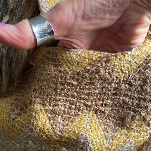 COAT S fur and textile, new. - Picture 5 of 14